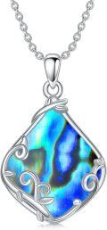 wholesale Sterling Silver Natural Gemstone Filigree Teardrop Pendant Necklace for Mom-0-24