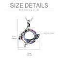 wholesale 925 Sterling Silver Engraved Snake Pendant Necklace-0-14