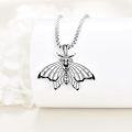 wholesale 925 Sterling Silver Butterfly Pendant Necklace - Vintage Insect Jewelry for Women Girls Gifts-0-2