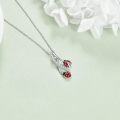 wholesale 925 Sterling Silver Ladybug Infinity Love Pendant Necklaces for Women Gift Ideas-0-2
