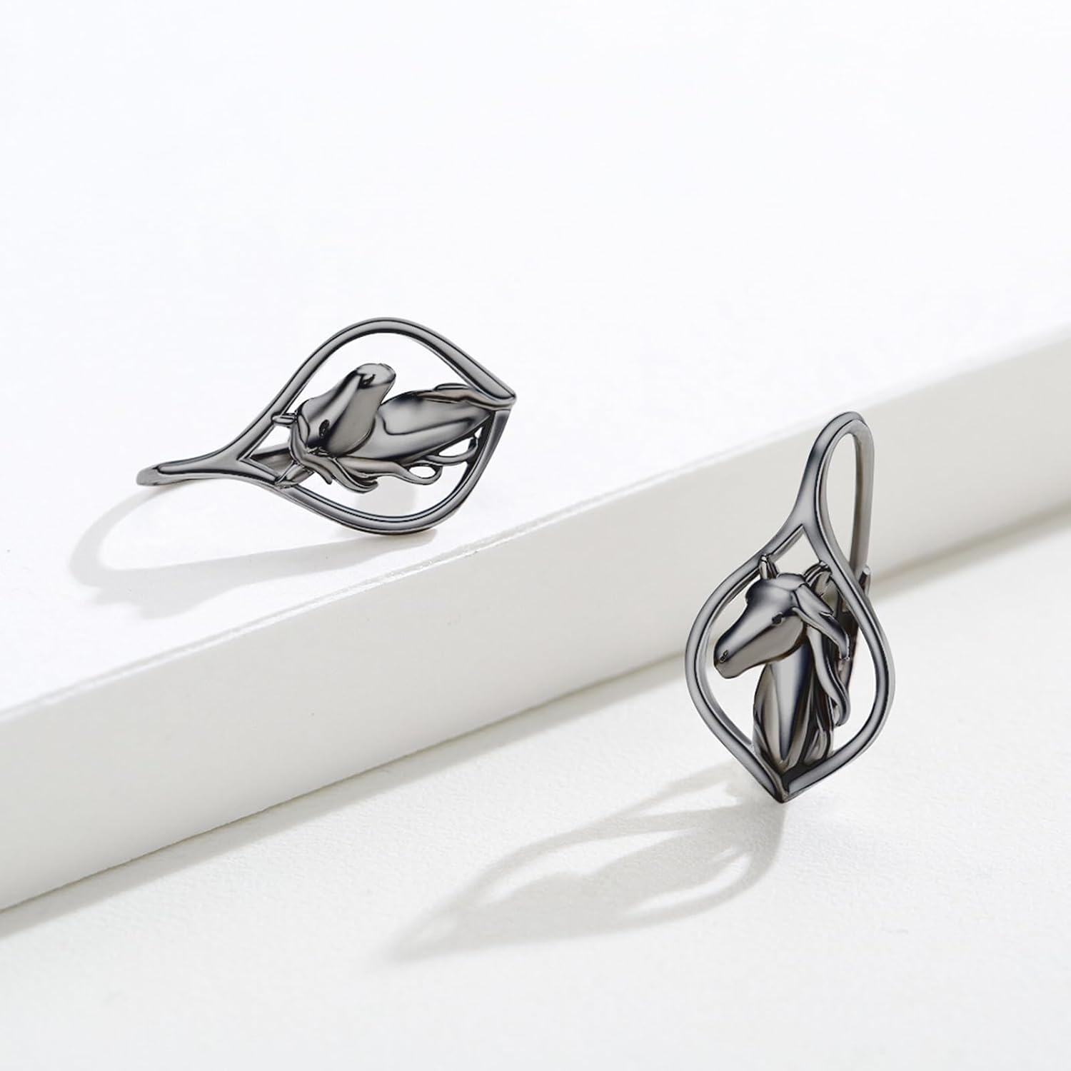 wholesale 925 Sterling Silver Hypoallergenic Unicorn Hoop Earrings for Women-0-1