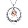 wholesale 925 Sterling Silver Motivational Sports Necklace-0-0