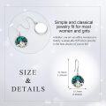 wholesale 925 Sterling Silver Abalone Shell Mountain Landscape Dangle Earrings for Nature Enthusiasts-0-4