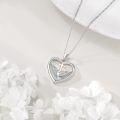 wholesale 925 Sterling Silver Heart Dove Cross Pendant Necklace s for Women Lovers-0-2