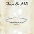 wholesale S925 Sterling Silver Cubic Zirconia Tennis Bracelet-0-6