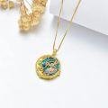 wholesale TOUPOP Moon Star Necklace Sagittarius Zodiac Sign Pendant -0-5