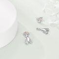 wholesale 925 Sterling Silver Highland Cow Stud Earrings for Women Animal Gift Birthday Present-0-2