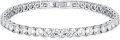 wholesale 925 Sterling Silver Cubic Zirconia Tennis Bracelet 2-5mm Round Stones Classic Simple Jewelry Gift for Women-0-0