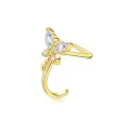 wholesale 14k Gold Butterfly/Daisy Nose Rings Wholesale Stud 20g Diamond Piercing s for Women-0-0