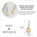 wholesale Sterling Silver Moonstone Leverback Teardrop Dangle Earrings for Women-0-52