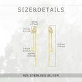 wholesale 925 Sterling Silver Butterfly Drop Earrings-0-4