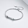 TOUPOP Sterling Silver Stone Keepsake Urn Bracelets For Ashes-0-1
