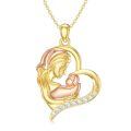 wholesale 14k Mother And Child Pendant-0-0
