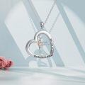 wholesale 925 Sterling Silver Gymnast Heart Pendant Necklace She Believed She Could So She Did-0-1