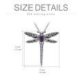 wholesale 925 Sterling Silver Dragonfly Urn Pendant Necklace Turquoise Stone Oxidized Memorial Jewelry-0-9