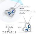 wholesale 925 Sterling Silver Blue Moonstone Dragonfly Pendant Necklaces for Women 925 s-0-3