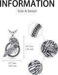 wholesale 925 Sterling Silver Raven Pendant Triquetra Triangle Celtic Knot Viking Necklace Norse Jewelry for Men -0-3