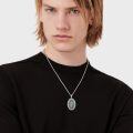 wholesale 925 Sterling Silver Virgin Mary Pendant Necklace With Rhinestones And Cross-0-2