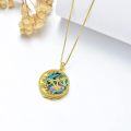 wholesale TOUPOP Moon Star Necklace Sagittarius Zodiac Sign Pendant -0-5