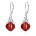 wholesale 925 Sterling Silver Teardrop Drop Earrings Wholesale With Celtic Knots-0-12