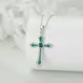 wholesale 925 Sterling Silver 5A CZ Birthstone Necklaces Wholesale for Women Men-0-2