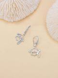 wholesale 925 Sterling Silver Graduation Cap Dangle Leverback Earrings for Women Girls High School College Gift Ideas-0-3