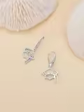 wholesale 925 Sterling Silver Graduation Cap Dangle Leverback Earrings Wholesale for Women Girls High School College Gift Ideas-0-3