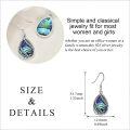 wholesale 925 Sterling Silver Bohemian Abalone Shell Earrings for Women, Tarnish-Resistant, 1.32 Drop, Gift Ready-0-4