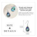 wholesale 925 Sterling Silver Bohemian Abalone Shell Earrings for Women, Tarnish-Resistant, 1.32 Drop, Gift Ready-0-4