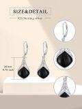 wholesale Sterling Silver Celtic Teardrop Drop Earrings Jewelry Gifts for Women-0-1