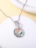 TOUPOP Sterling Silver Crystal Dolphin Pendant Necklace Gifts-0-2