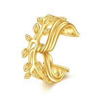 wholesale 14k Gold Tree Cuff Bracelet With Leaves-Tree of Life