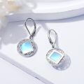 wholesale 925 Sterling Silver Earrings With Moonstone And Filigree Design-0-2