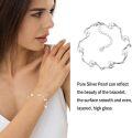 wholesale 925 Sterling Silver Pearl Bracelet for Women - Adjustable Birthday s for Her-0-4