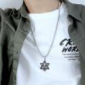 wholesale 925 Sterling Silver Egyptian Bastet Cat Pharaoh Hexagram Eye Of Horus Pendant Necklace-0-1
