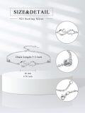 wholesale 925 Sterling Silver Infinity Heart Bracelet with Cubic Zirconia - Mothers Day Gift for Wife or Mom-0-3