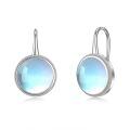 TOUPOP Sterling Silver Moonstone Earrings Dangle Leverback Gifts-0-0
