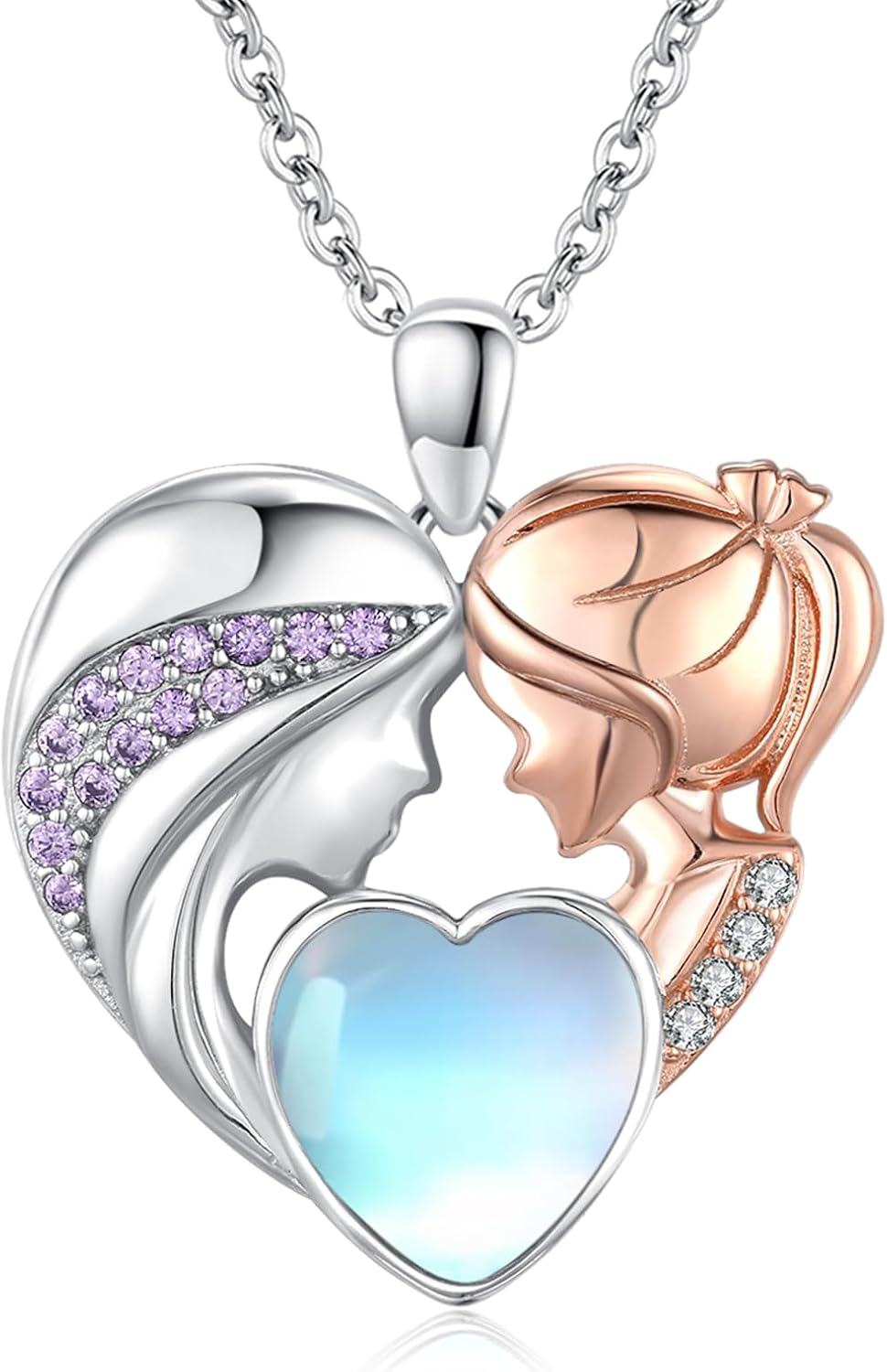 Sterling Silver Mother Necklace Mom Jewelry Mama Pendant Women s Gift-Mom Necklace