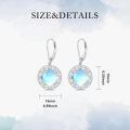 wholesale 925 Sterling Silver Earrings With Moonstone And Filigree Design-0-4