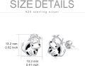 wholesale 925 Sterling Silver Cow Design Stud Earrings for Women - Cute Animal  Idea-0-4