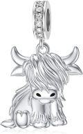 wholesale 925 Sterling Silver Highland Cow Sunflower Dangle Stud Leverback Hoop Earrings-0-15