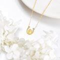 wholesale 14k Gold Horseshoe Necklace Wholesale With Lab Diamond Accents And Horse Head Design-0-2