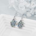 wholesale 925 Sterling Silver Abalone Shell Bohemian Earrings for Women, Tarnish Resistant, 1.14 Drop, Gift Ready-0-2