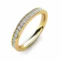 TOUPOP 10k/14k/18k Solid Gold Moissanite Personalized Engagement Ring-0-1