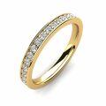 TOUPOP 10k/14k/18k Solid Gold Moissanite Personalized Engagement Ring-0-1