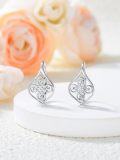 wholesale 925 Sterling Silver Celtic Knot Leverback Dangle Drop Earrings for Women and Teen Girls  Ideas-0-2