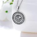 wholesale 925 Sterling Silver Memento Mori Necklace-0-1