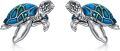 wholesale 925 Sterling Silver Turtle Stud Earrings Animal Lovers s for Women-0-0