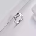 TOUPOP Sterling Silver Semicolon Journey Christmas Rings For Women-0-4