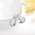 wholesale Sterling Silver Austrian Crystal Hypoallergenic Leverback Earrings Women s Gift-0-44